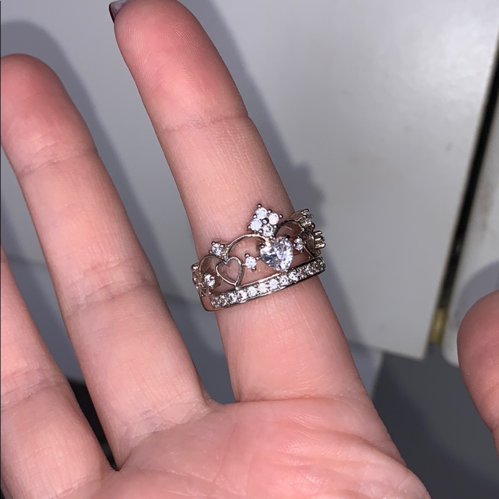 Fragrant Jewels Stirling Silver Princess Ring